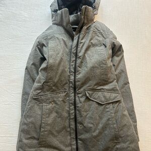 Eddie Bauer Gray Hooded Jacket